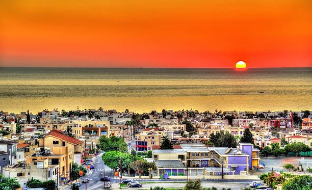 Coastal view in Paphos, Cyprus